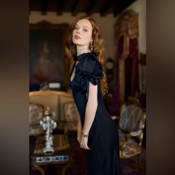 The Raven Poet Slip Dress - Picture 5 of 9